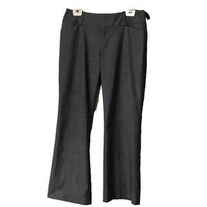 Mossimo Stretch Boot Cut Slacks Sz8 Gray Pre-Owned
